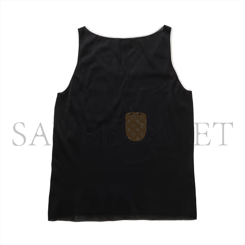 CHANEL COCO MARK 26SS SILK TANK TOP WOMEN'S P81449